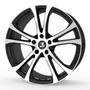 itWheels MICHELLE matt black polished
