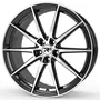 R3 Wheels H03 phantom black polished